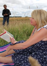 orny British housewife gets a dose of her husband’s cock out in the fields