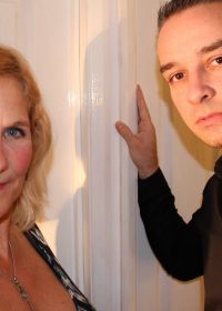 Busty, mature housewife teaching a neighbourhood lad a thing or two about sex