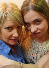 Mature housewife spends an afternoon with her young lesbian girlfriend