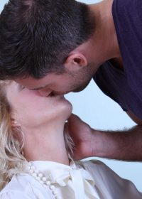 Naughty, mature housewife takes a young stud’s cock all the way