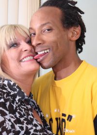 Busty blonde housewife gets roughly rammed by a giant black cock