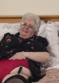 Busty granny plays with herself all night long, resulting in huge orgasms