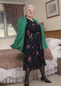 Busty granny plays with herself all night long, resulting in huge orgasms